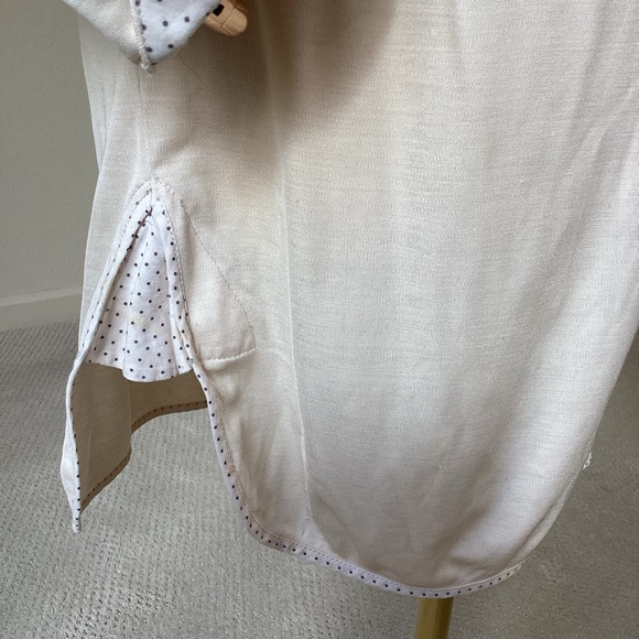 Stella McCartney Vintage Rare Runway Neutral Beige Tunic Top SZ 2/38 - Picture 11 of 14